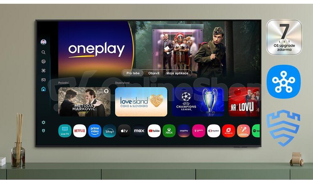 QLED televize Samsung QE85QN990F