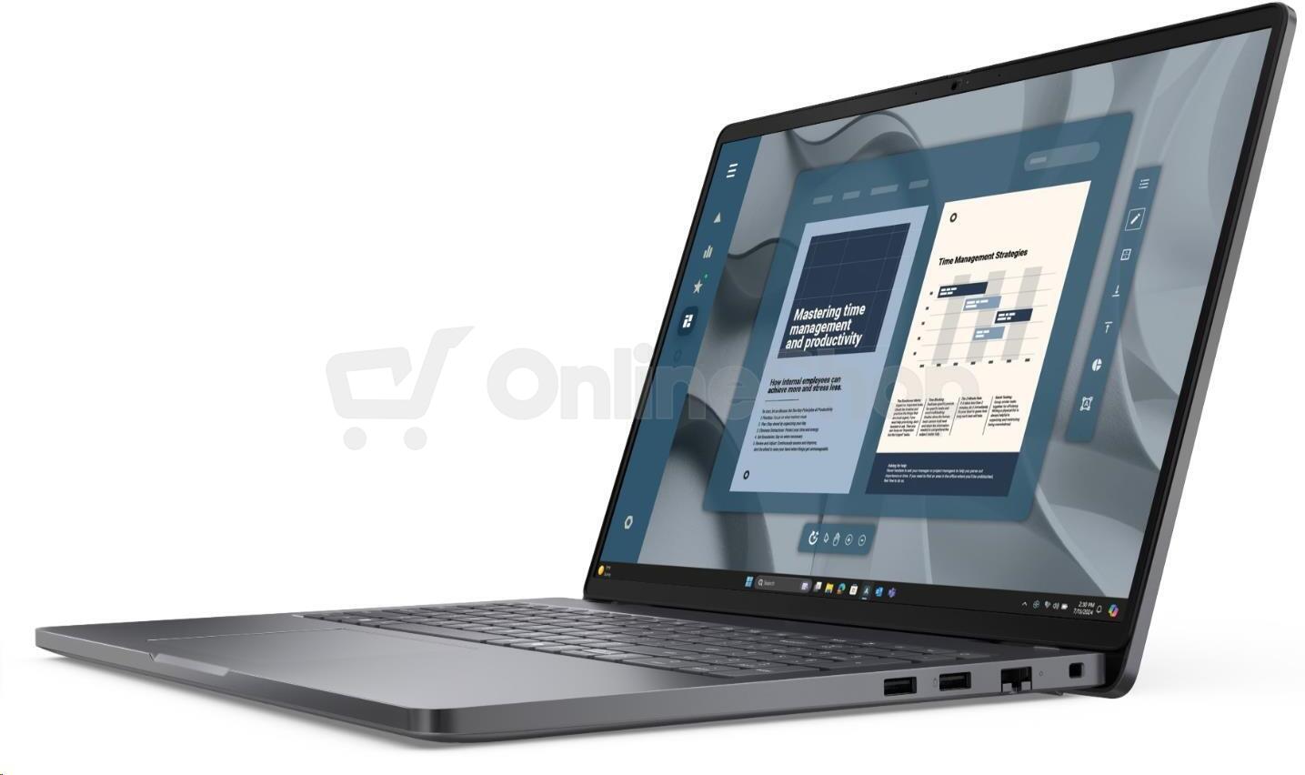 Notebook Dell Pro 16 PC16255/Ryzen AI 7 (9C4RY), stříbrný