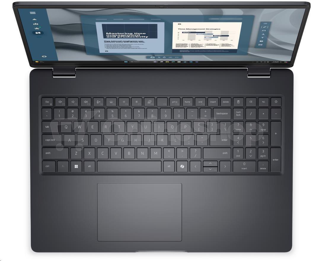 Notebook Dell Pro 16 PC16255/Ryzen AI 7 (9C4RY), stříbrný