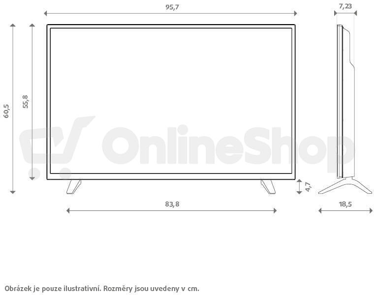 4K UHD LED TV TCL 43V6C