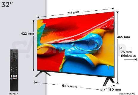 QLED televize TCL 32V4C