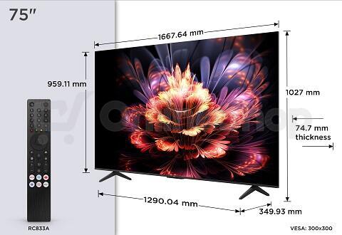 LED televize TCL 75V6C
