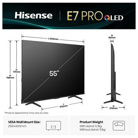 Hisense 55E77Q PRO (foto 5)