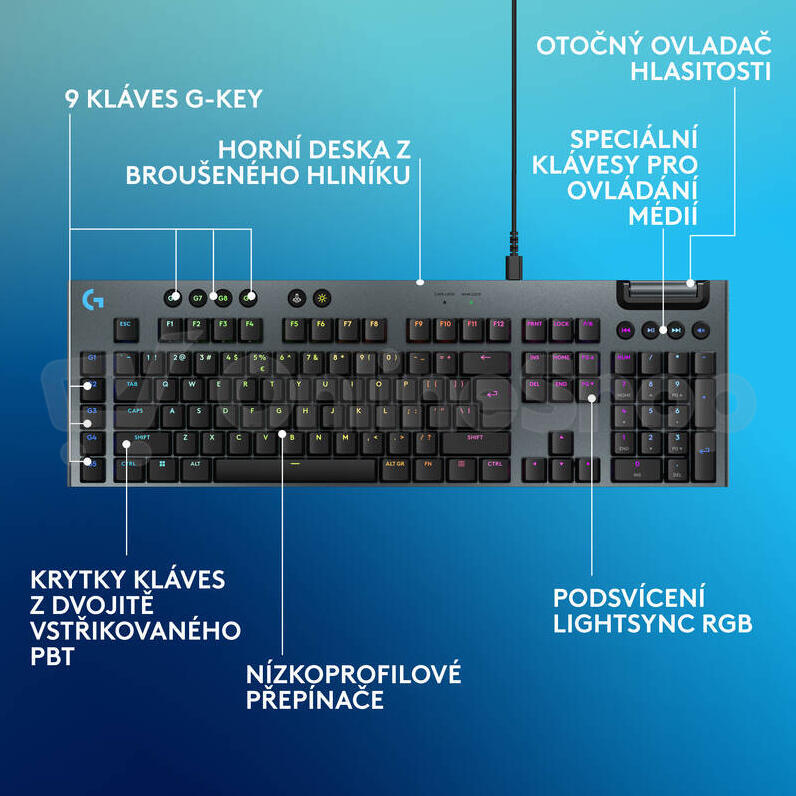 Herní klávesnice Logitech G915 X