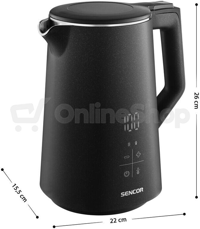Rychlovarná konvice Sencor SWK 0600BK