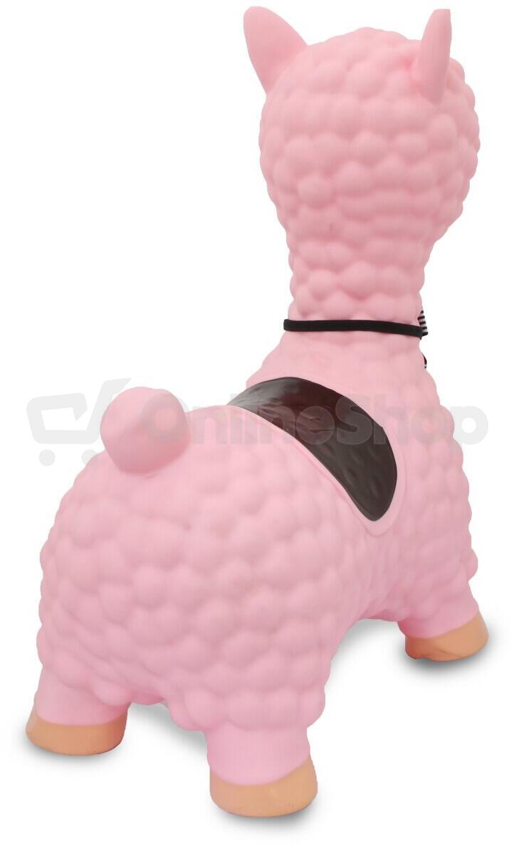 Hopsadlo Jamara Lama s pumpičkou, růžové