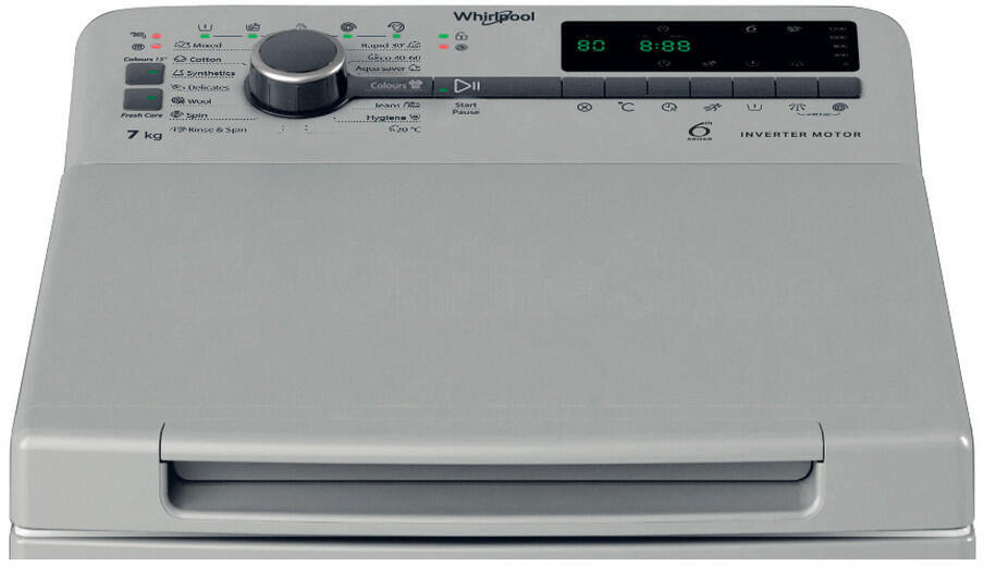Pračka Whirlpool s vrchním plněním TDLRS 7252BS EU