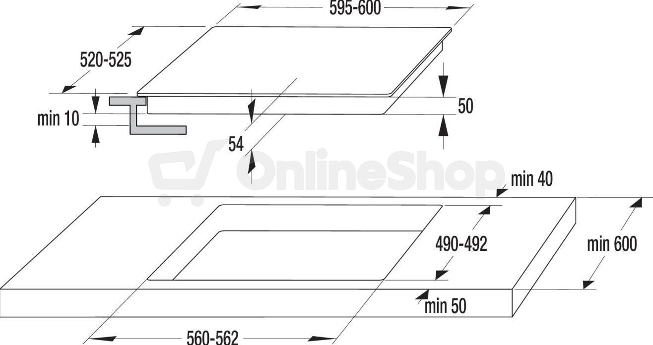 Indukční deska Hisense HI6442BSCWF