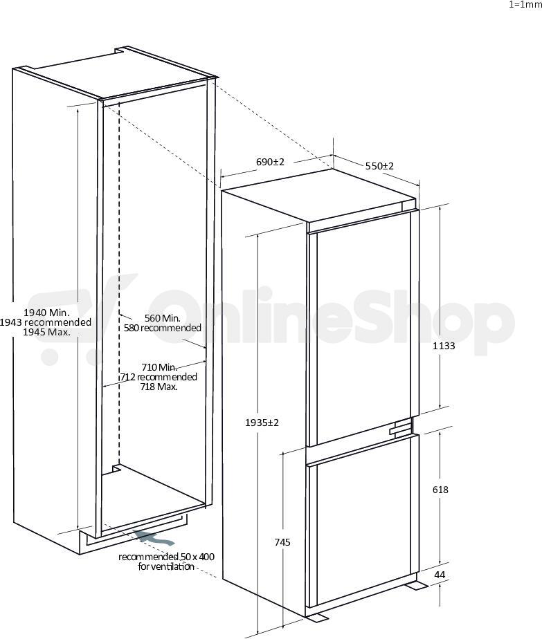 Chladnička Haier HBQW5719E ID Titanium 2