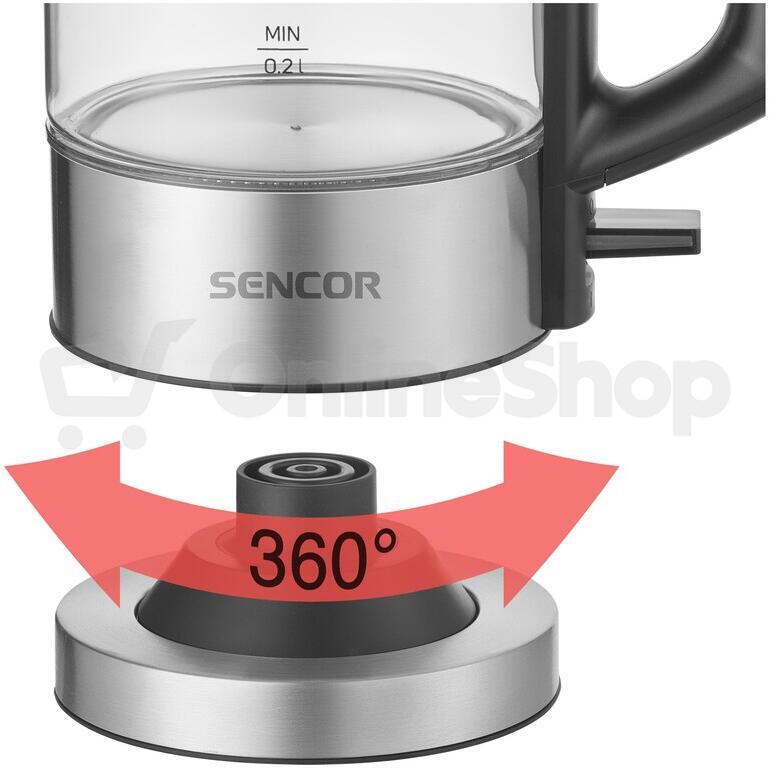 Rychlovarná konvice Sencor SWK 160SS