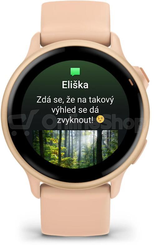 Chytré hodinky Garmin Vívoactive 6, Pink Dawn