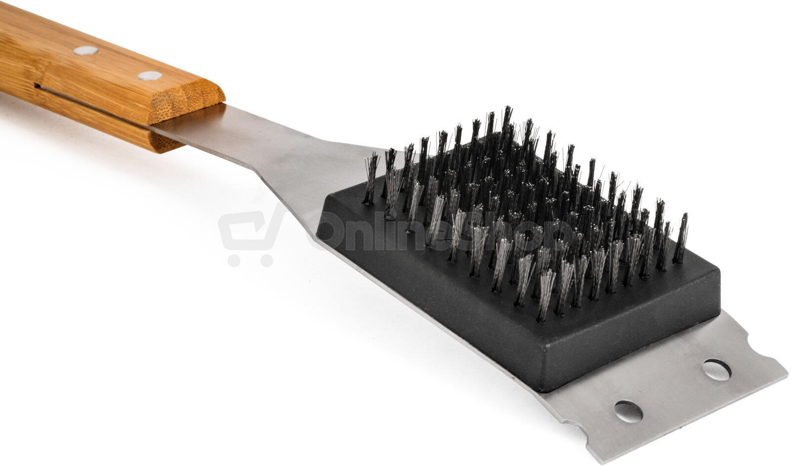 Grilovací nářadí G21 čistící kartáč s dřevěnou rukojetí