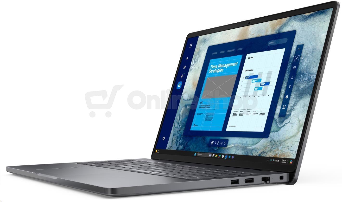 Notebook Dell Pro 16 PC16250 Core 7 (WWW91), šedý
