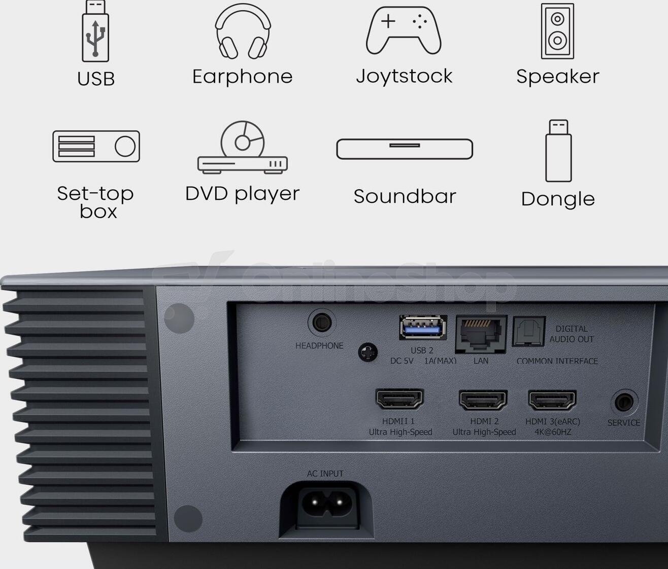 Smart laser projektor Hisense PX3-PRO 4K