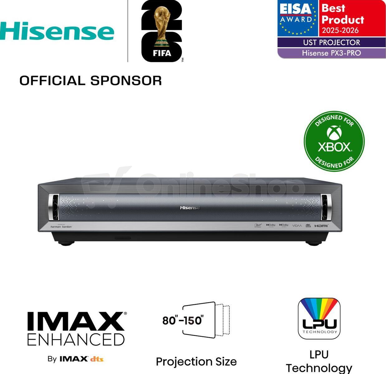 Smart laser projektor Hisense PX3-PRO 4K