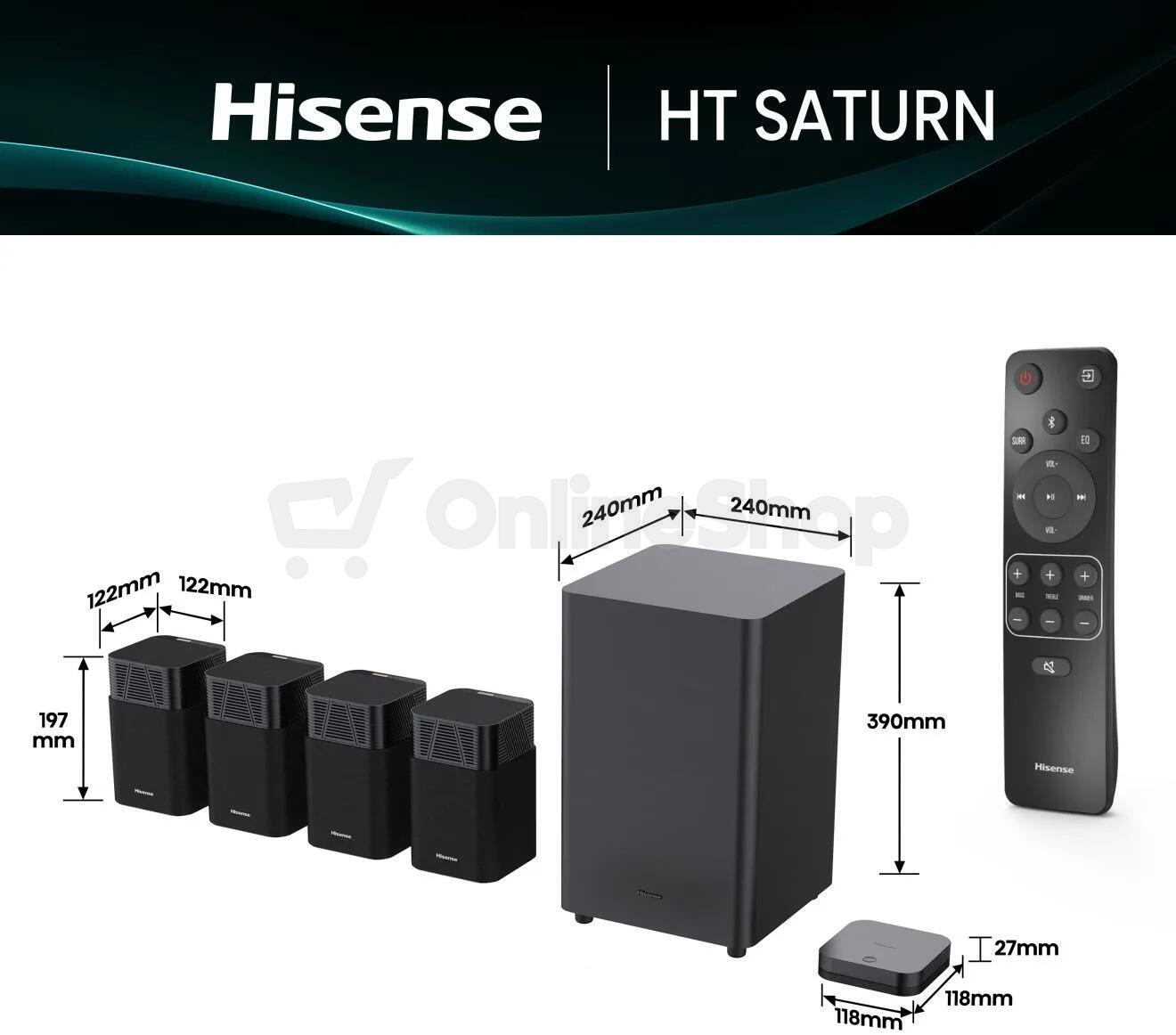 Hisense SOUNDBAR SYSTEM HT SATURN HSN