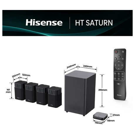 Hisense SOUNDBAR SYSTEM HT SATURN HSN