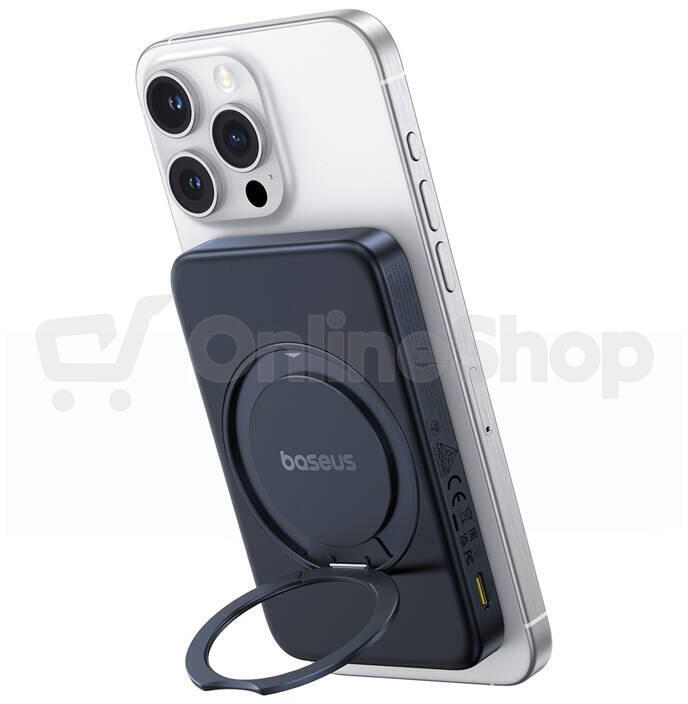 Bezdrátová powerbanka Baseus PicoGo Qi2 5000mAh, 20W černá