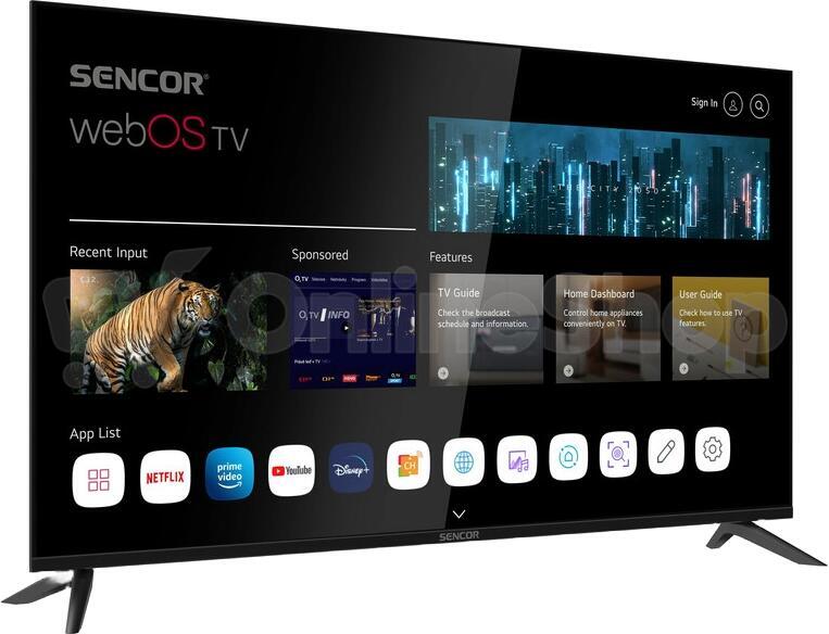 LED televize Sencor SLE 50US804B