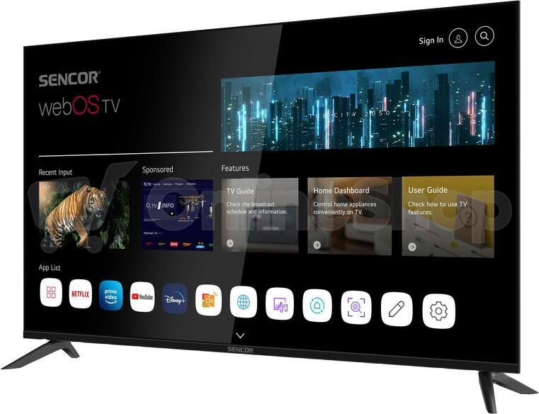 LED televize Sencor SLE 50US804B