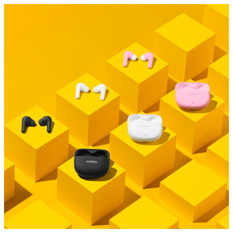 Bezdrtov sluchtka Niceboy Pins 4 Pink