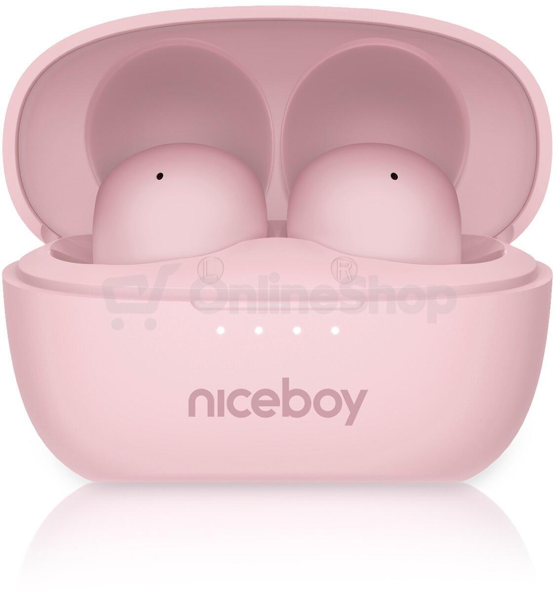 Bezdrátová sluchátka Niceboy Podsie 4 POP Pink