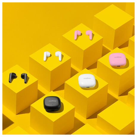 Bezdrtov sluchtka Niceboy Beans 4 POP, bl