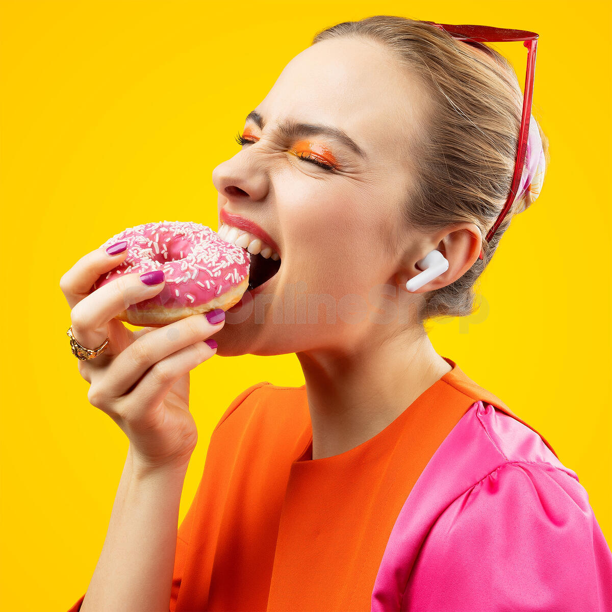 Bezdrátová sluchátka Niceboy Pins 4 PRO Pink