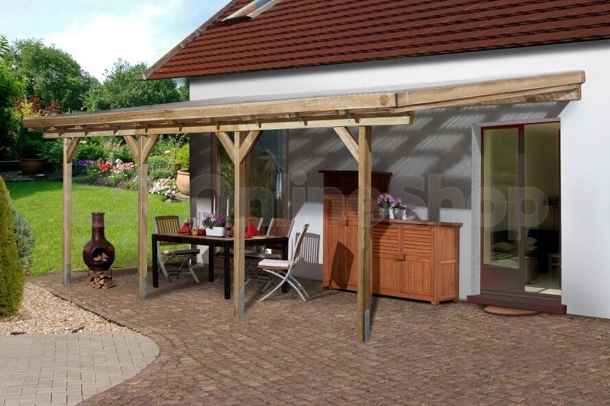 Dřevěná zahradní pergola 671 (7x3 m) WEKA