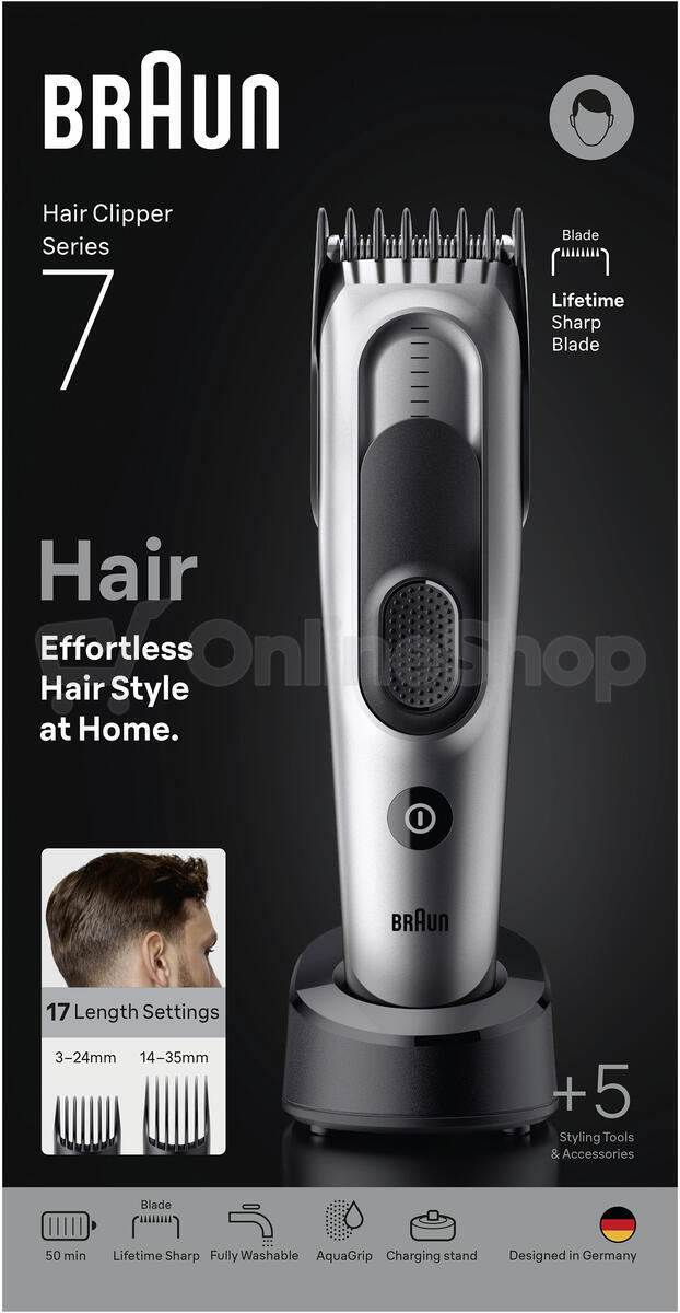 Zastřihovač vlasů Braun Series 7 HC7590