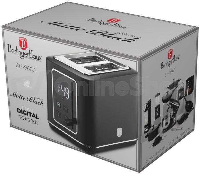 Topinkovač BerlingerHaus Matte Black Collection (BH-9660)