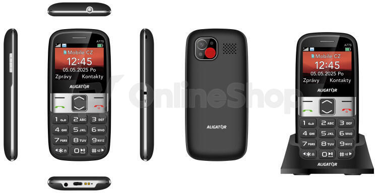 Aligator A775 Senior Black