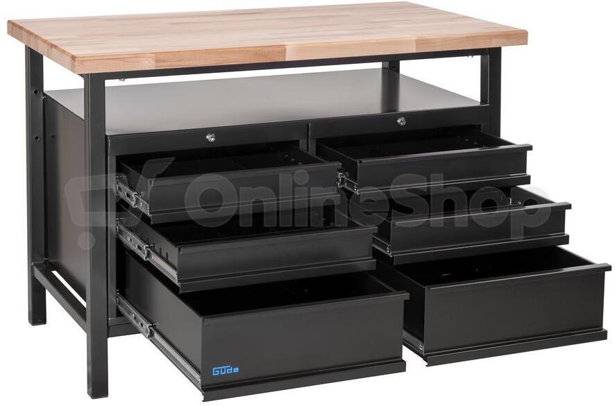 Dílenský stůl P 1200 SS Black Line Güde
