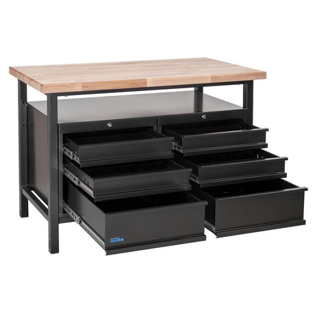 Dílenský stůl P 1200 SS Black Line Güde