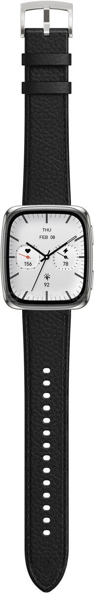 Chytré hodinky Amazfit Active 2 (Square), stříbrné/černé