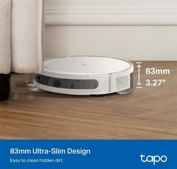 Vysavač TP-Link Tapo RV20 Max Plus White robotický s mopem, 5300Pa, MagSlim