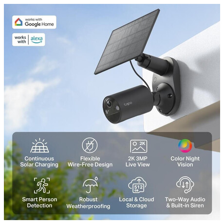 TP-Link tapo C411 KIT Solar-Powered Security Camera Kit