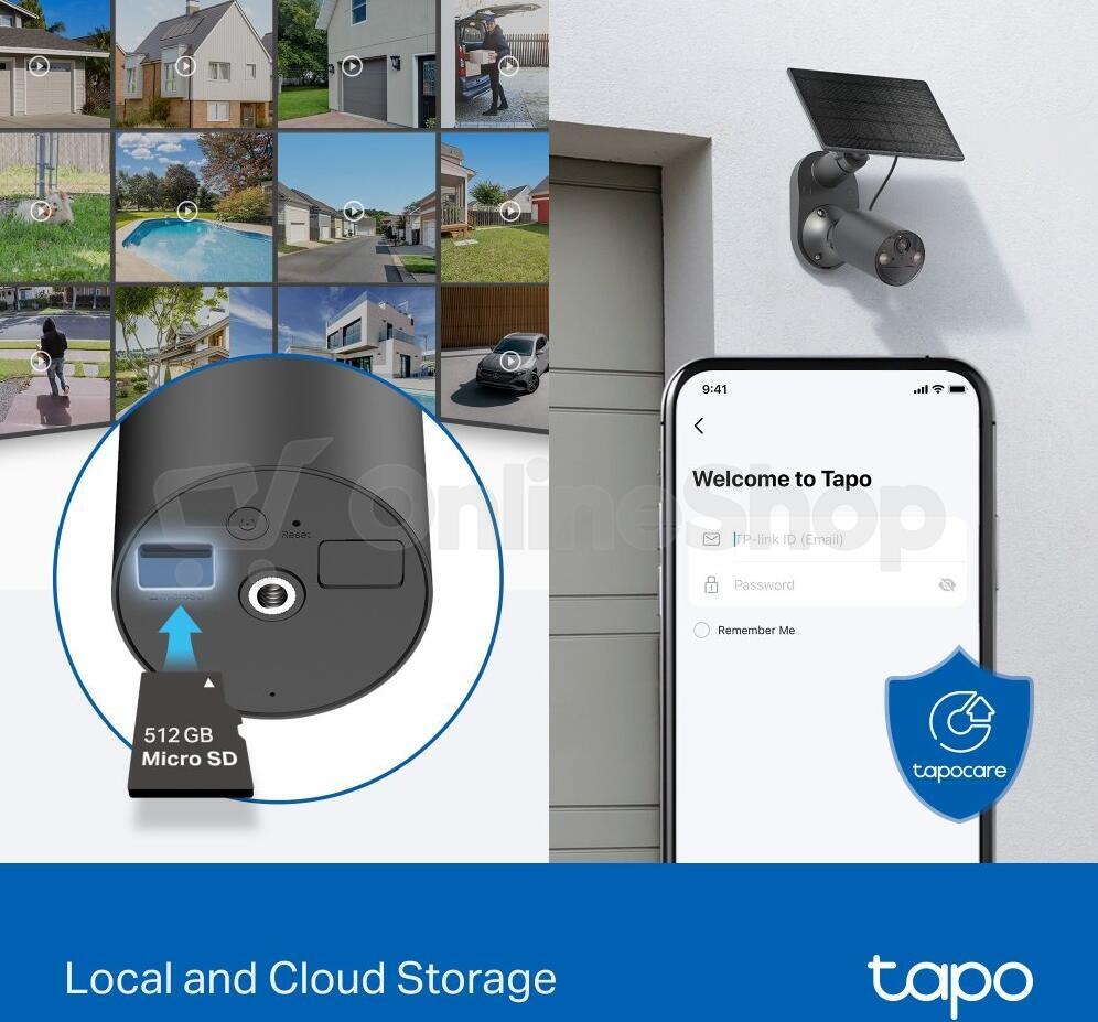 Kamera TP-Link Tapo C411 KIT 3MPx, venkovní, IP, WiFi, přísvit, baterie a panel A201