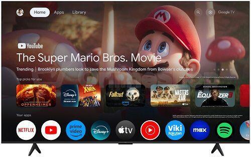 TCL 85T69C SMART TV 85" QLED/4K UHD/Direct LED / 3xHDMI / 2xUSB / LAN / GoogleTV