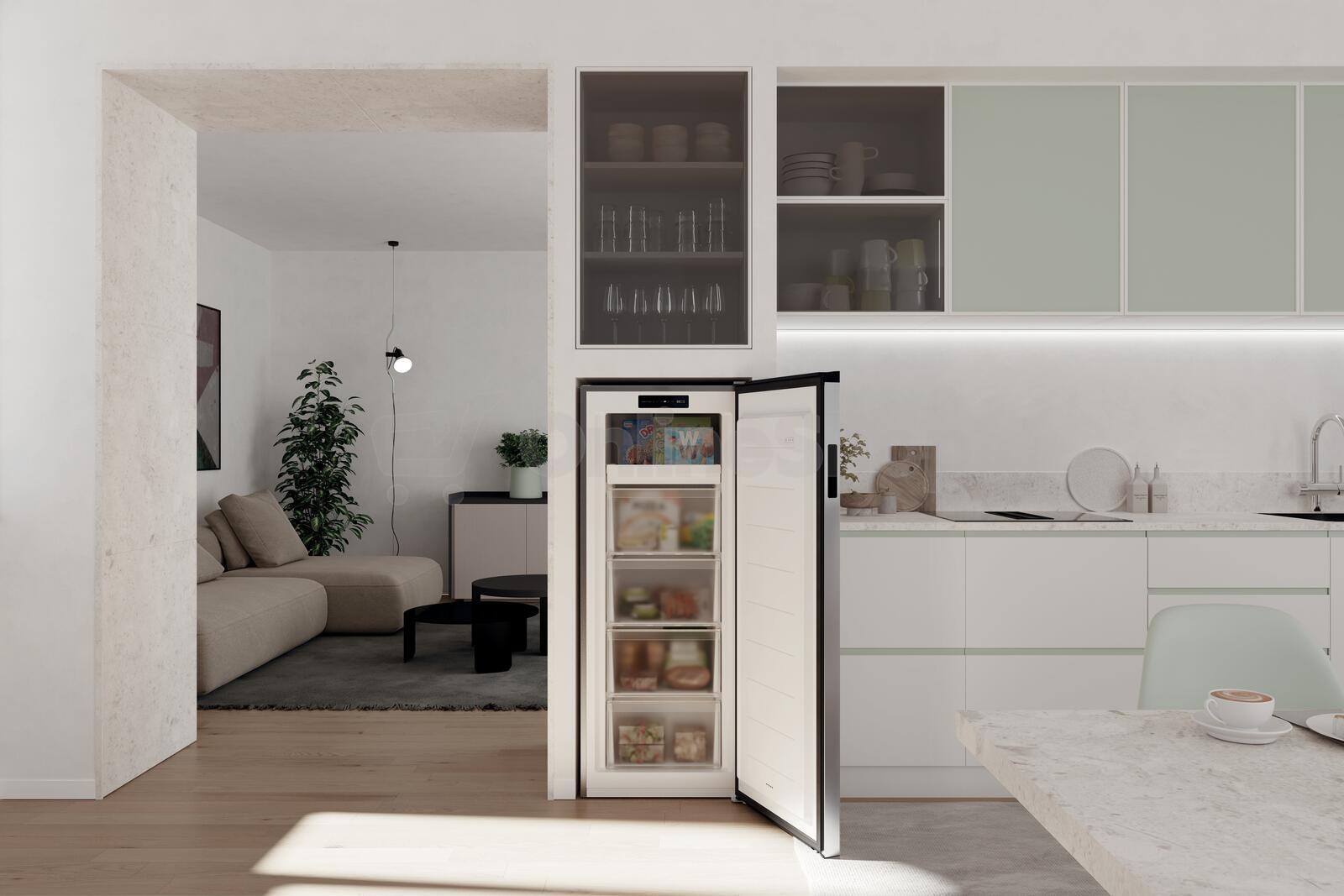 Mrazák Candy CNUQ4L513DX Up Freezer 500