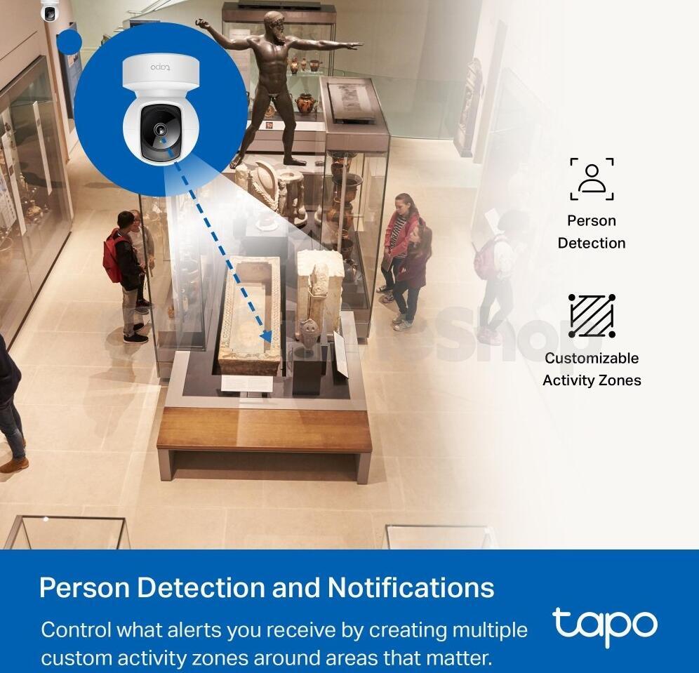 Kamera TP-Link Tapo C202 IP, 2MPx FHD, WiFi, přísvit