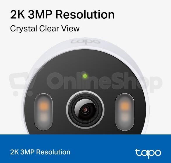 Kamera TP-Link Tapo C113 IP, 3MPx, WiFi, přísvit, vnitřní/venkovní