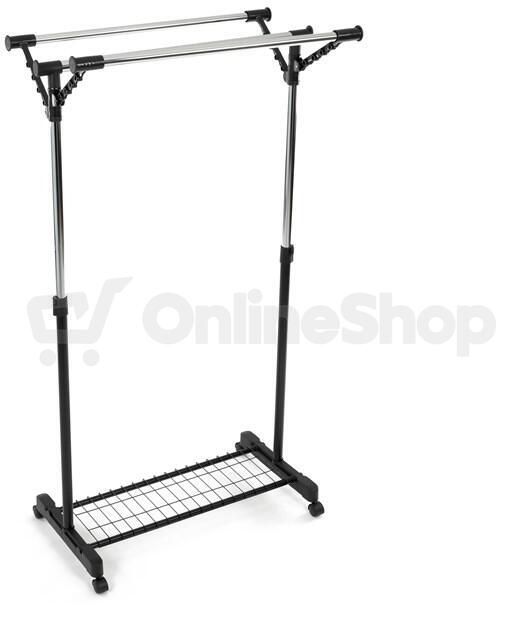 Kovový stojan na šaty Autronic 84521 BK, černý