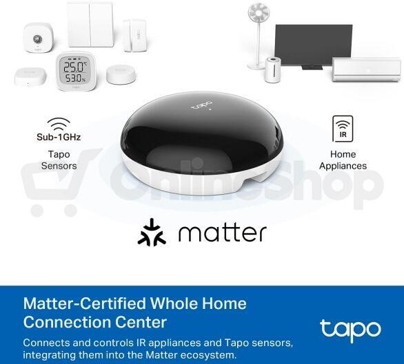 Chytrý IoT hub TP-Link Tapo H110 IR, 2,4GHz, 868Hz