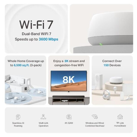 TP-Link Wifi7 home mesh Deco BE22(3-pack)