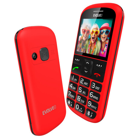 EVOLVEO EasyPhone XS, červený (foto 2)