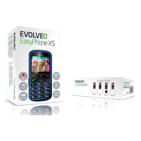 EVOLVEO EasyPhone XS, modrý (foto 5)