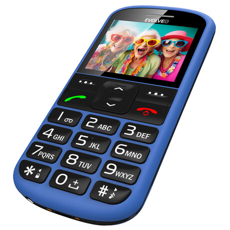 EVOLVEO EasyPhone XS, modrý (foto 1)
