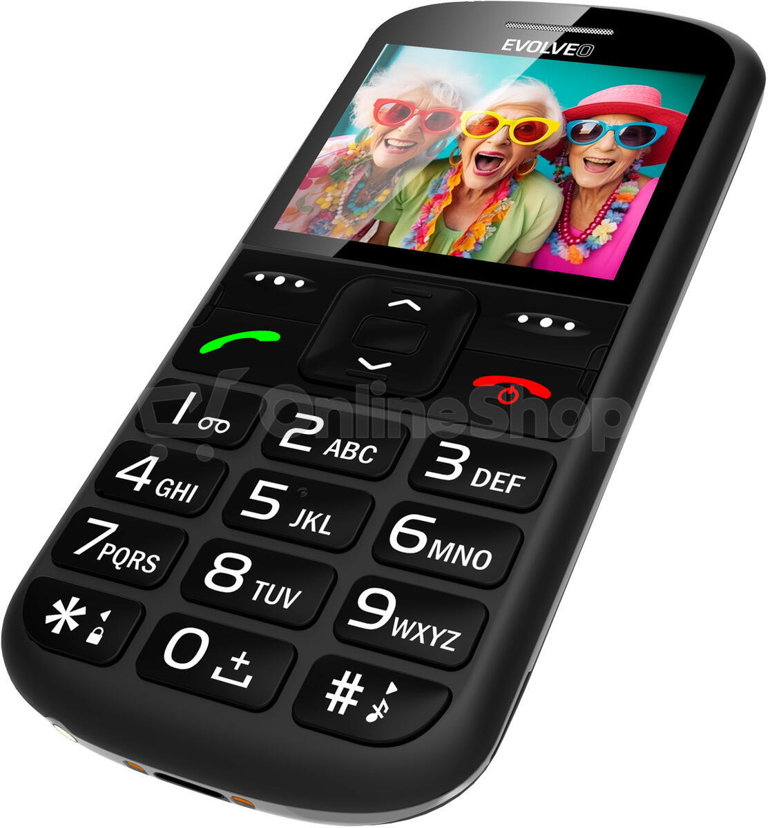 Mobilní telefon EVOLVEO EasyPhone XS, černý