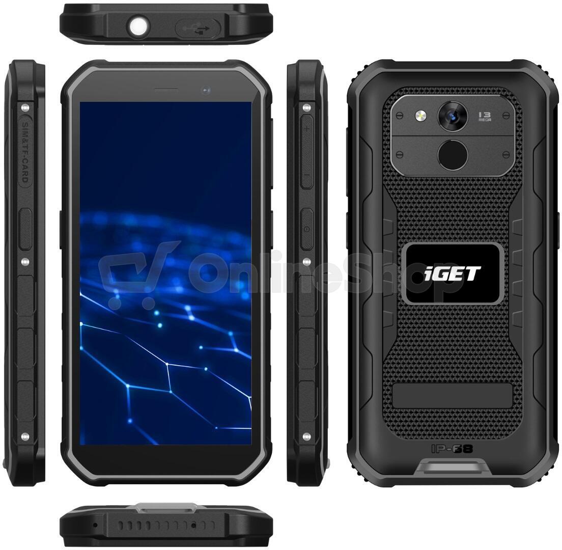 Mobilní telefon iGET T1 6/128GB Black